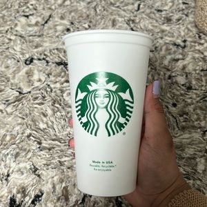 White Starbucks Cup